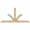 Ekena Millwork Richland Rough Sawn Timber Gable Bracket, Douglas Fir, 96"W x 48"H x 4"D x 6"F, 12/12 Pitch GBW096X48X0406RIC00RDF - alternate 1